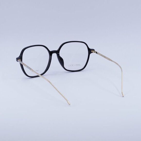 🕶️ New Jimmy Choo JC367/F 0807 00 Eyeglasses - Black/Gold Frame 52mm - Picture 6 of 10